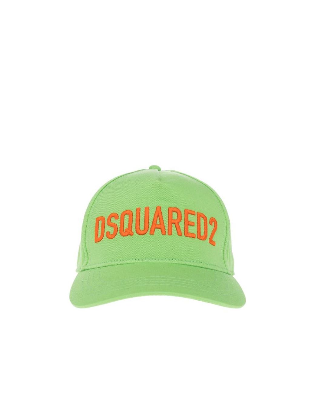 DSquared² Green Logo-Embroidered Curved Peak Baseball Cap