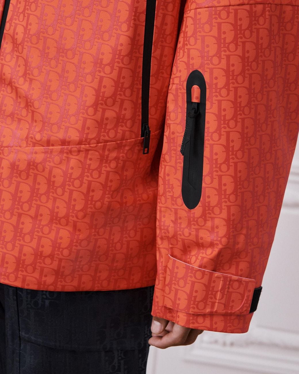 Dior Red Alps Oblique Shell Jacket for men