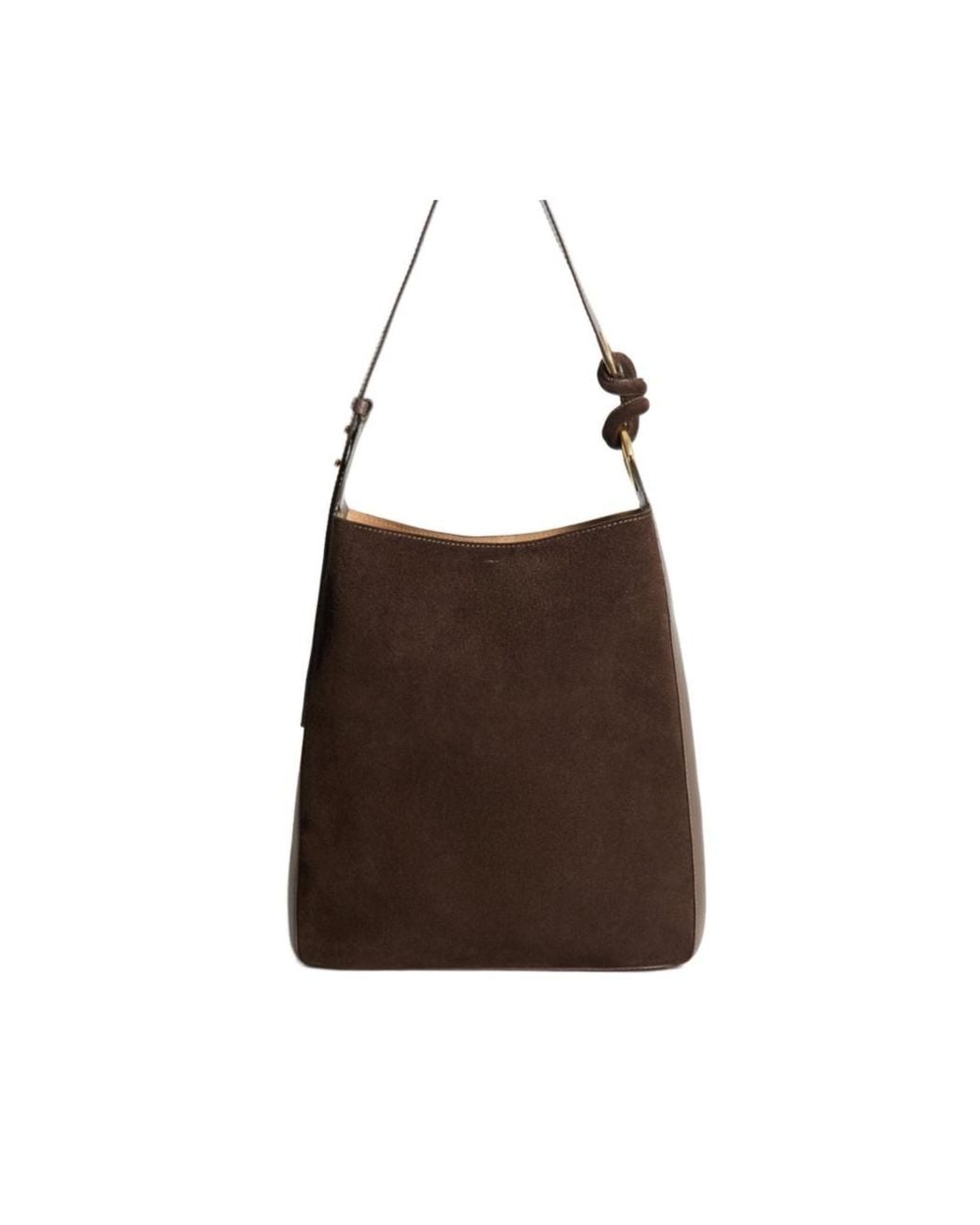 Anya Hindmarch Brown Ringo Shoulder Bag
