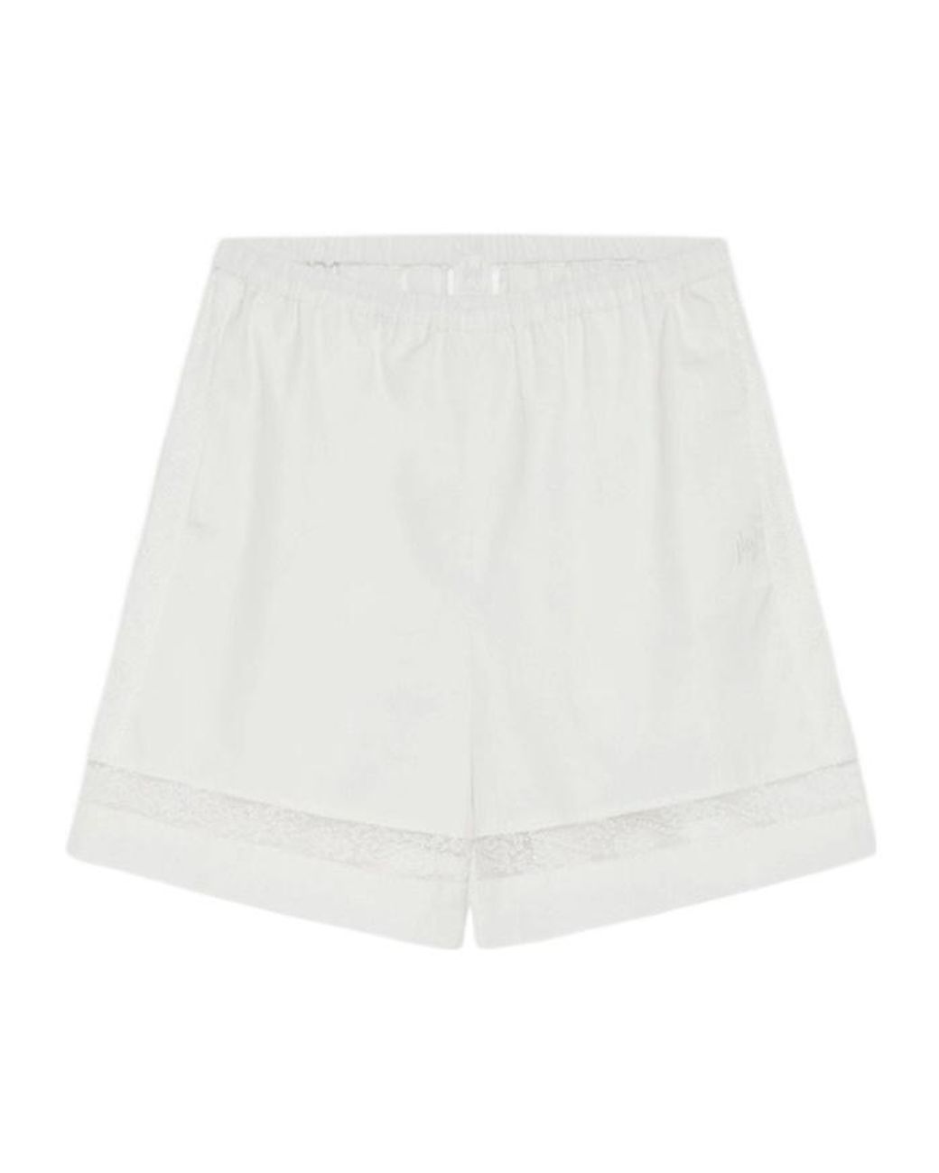 Marella White Lightweight Poplin Shorts