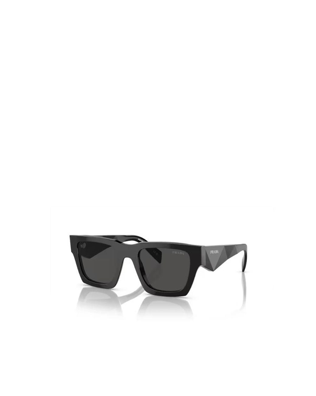 Prada Green Eyewear Square Frame Sunglasses for men