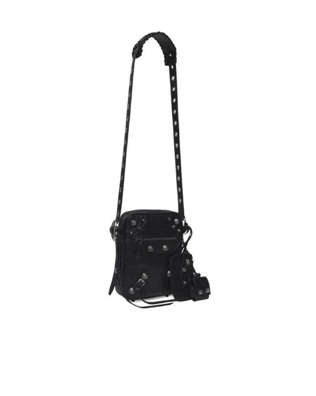 Balenciaga White Le Cagole Shoulder Bag for men