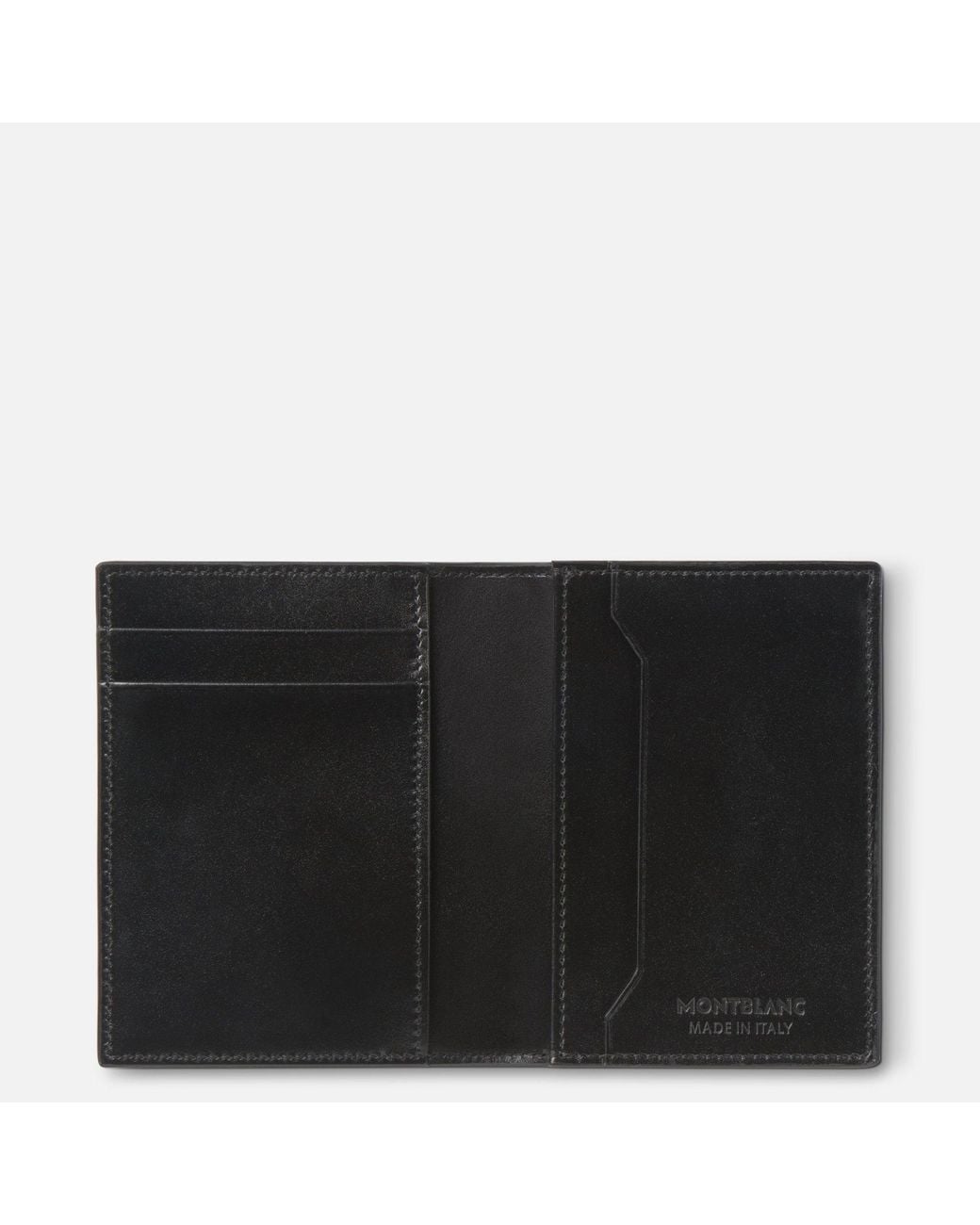 Montblanc Black Meisterstück Card Holder 4Cc for men