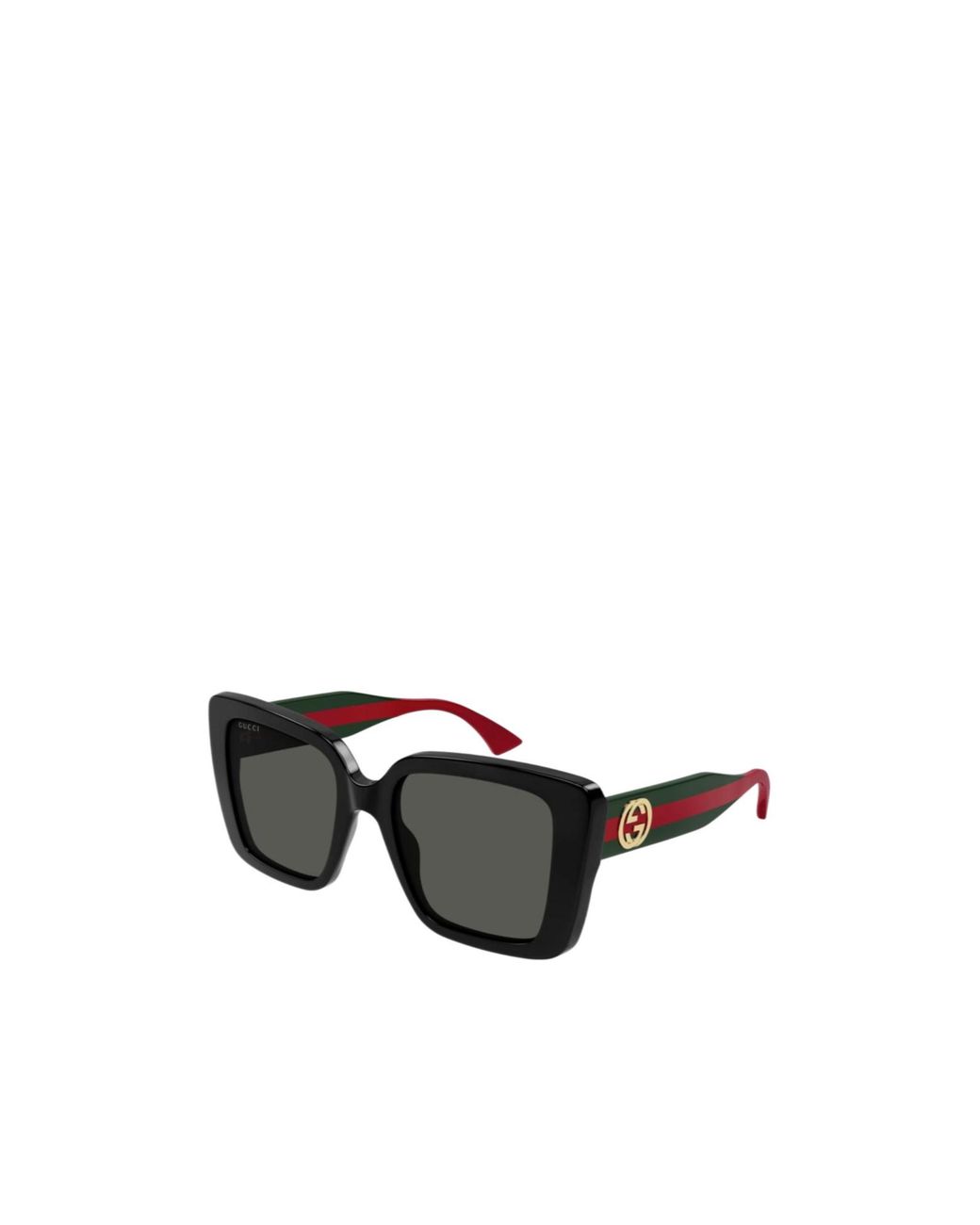 Gucci Black Eyewear Square Frame Sunglasses
