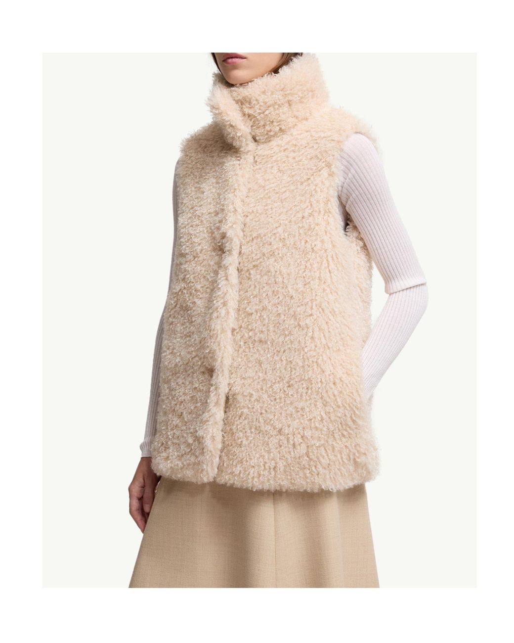 Moncler Natural Voue 3-In-Short Down Jacket