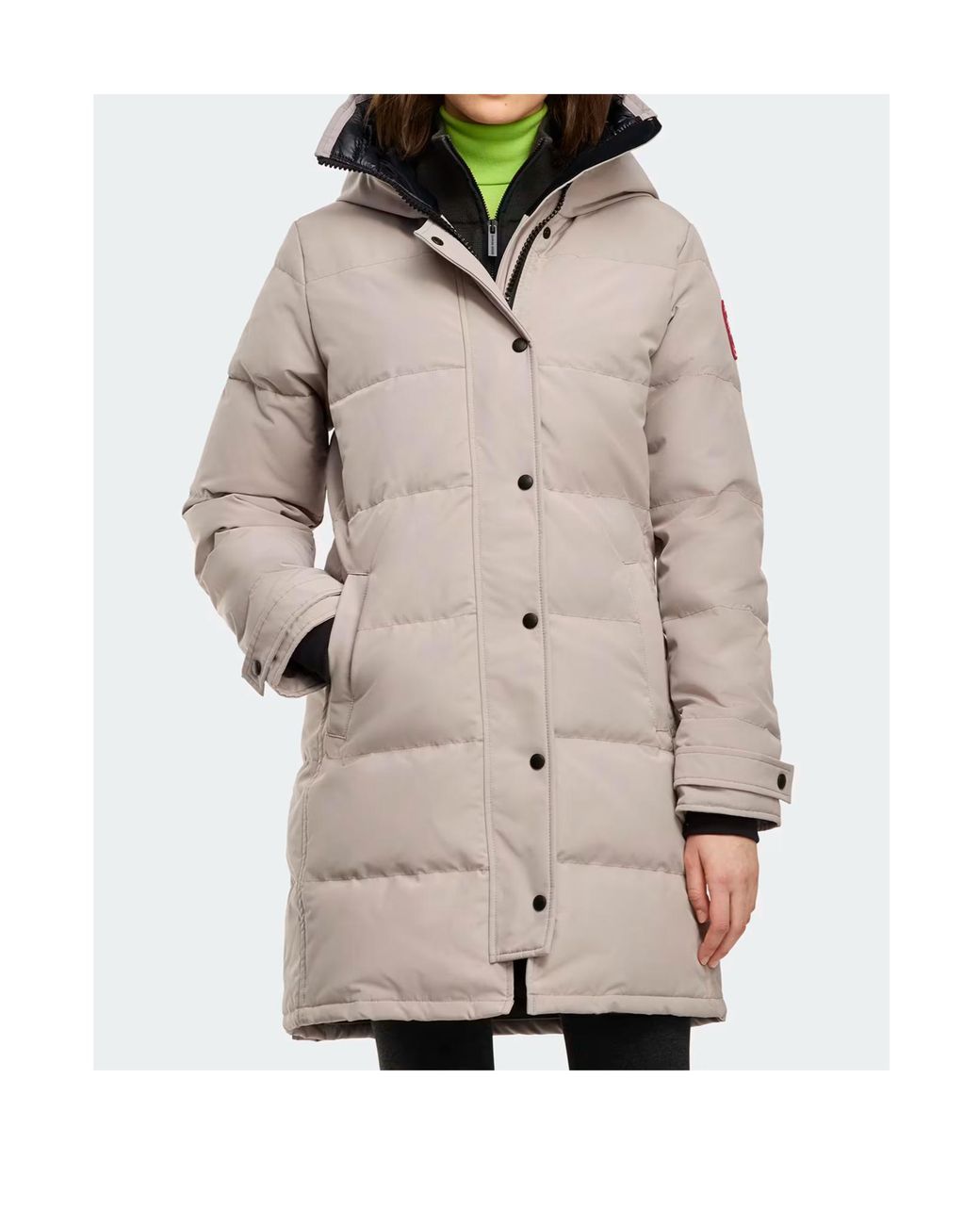 Canada Goose Natural Shelburne Hooded Down Jacket