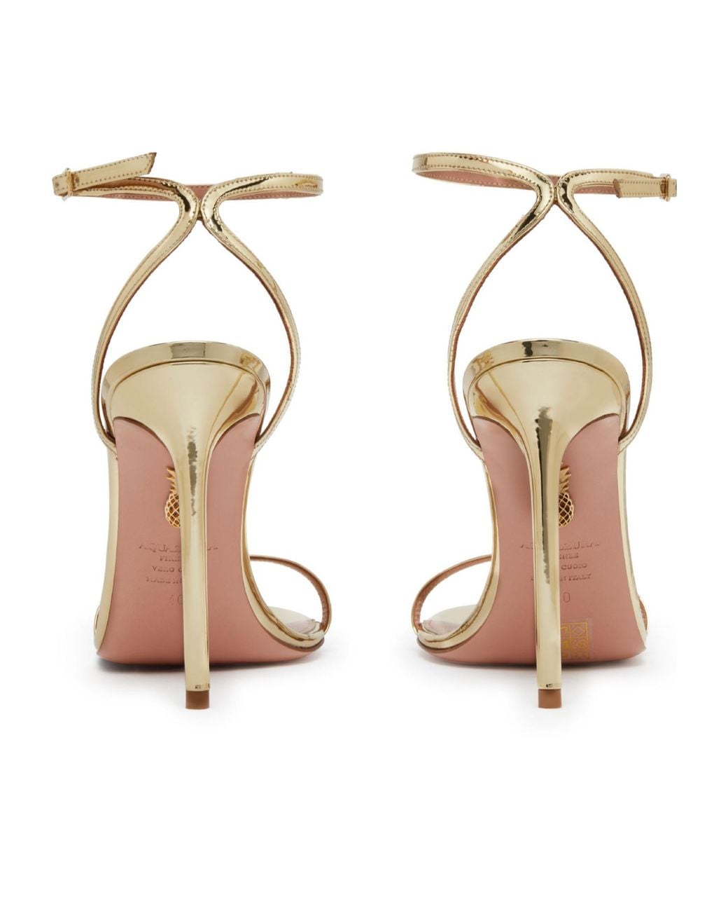 Aquazzura White Open-Toe High-Heeled Sandals