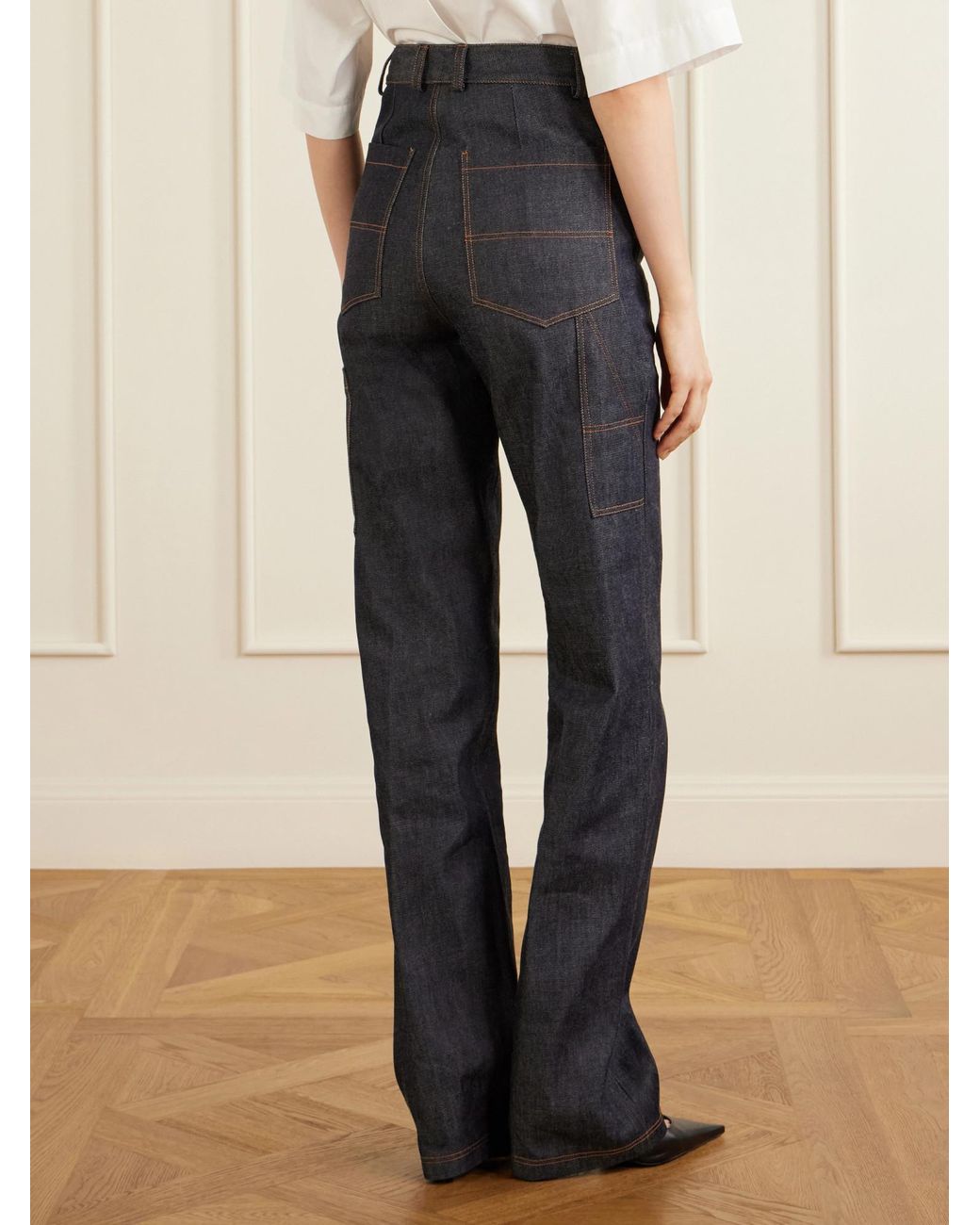 Altuzarra Blue Mills Wide-Leg Jeans