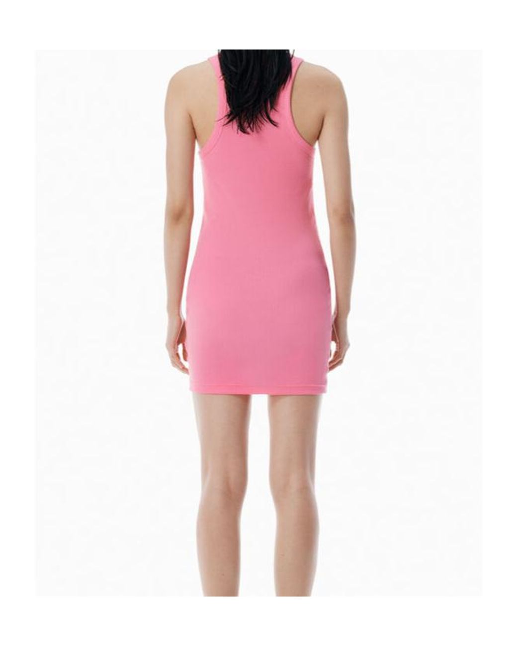 Alexander Wang Pink Racerback Tank Mini Dress
