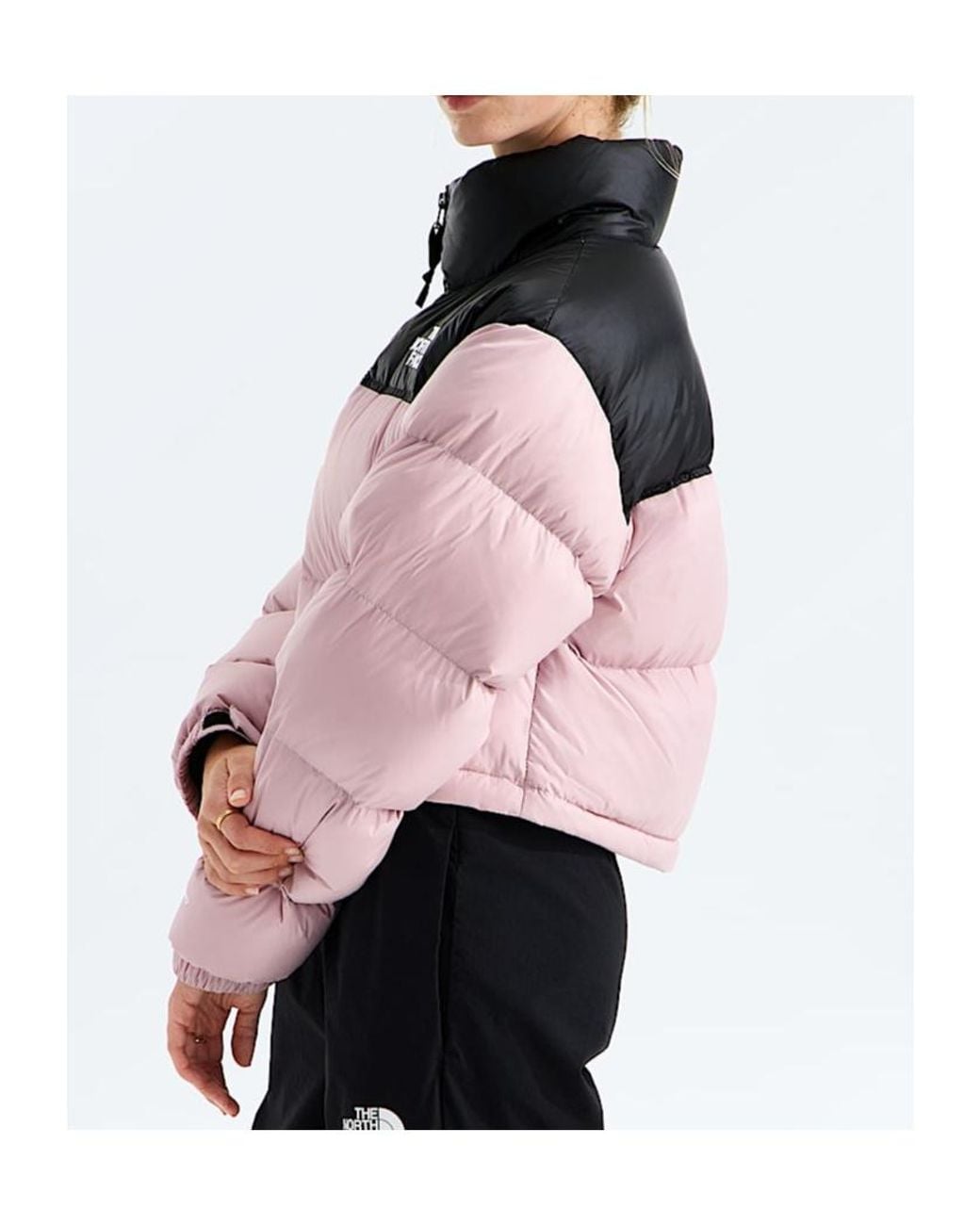 The North Face Black Nuptse Short Puffer Jacket