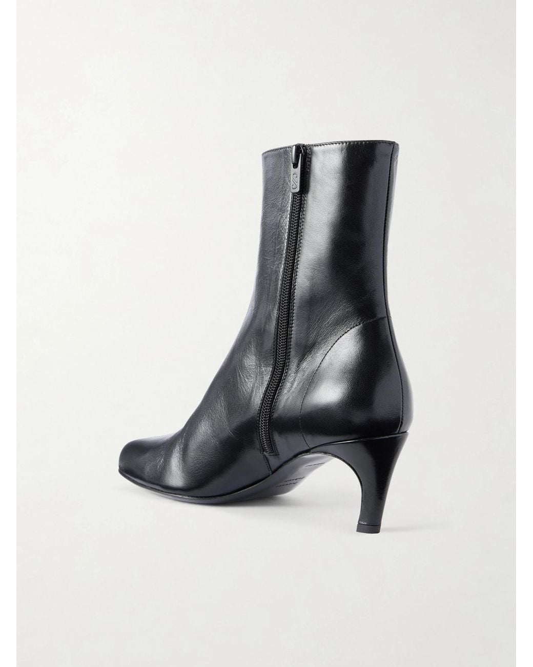 Proenza Schouler Black Simple Ankle Boots