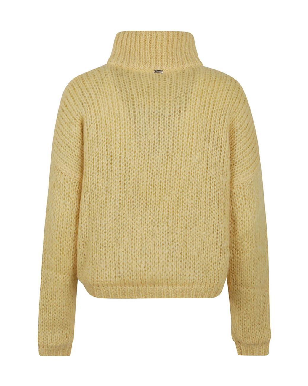 Herno Yellow Mohair-Blend Cardigan