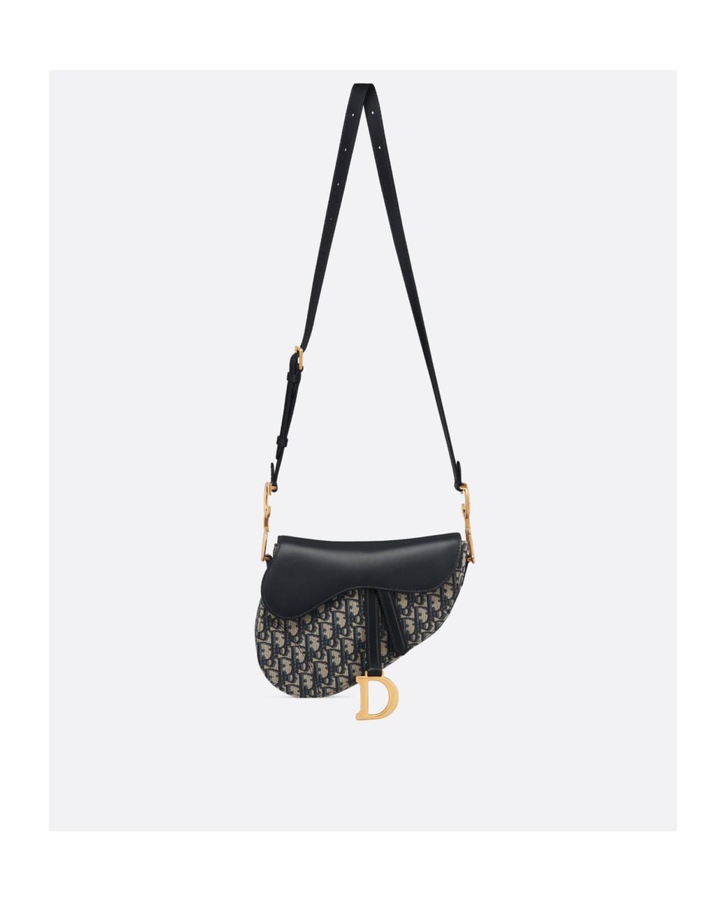 Dior Black Medium Flap Shoulder Bag