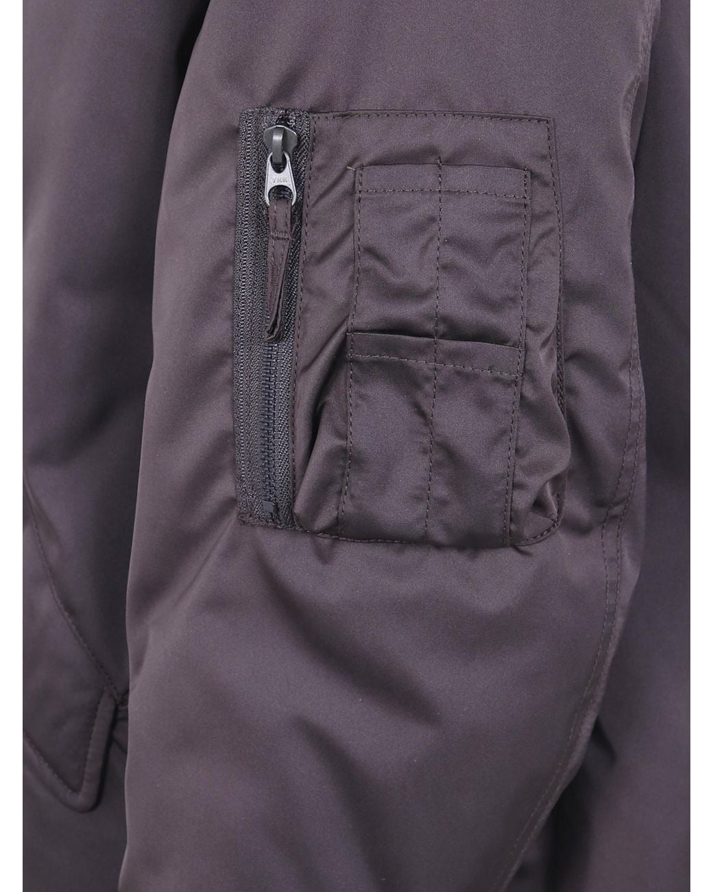 Aspesi Purple Drawstring Hooded Jacket