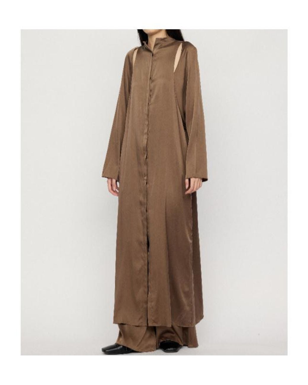 Ruohan Brown Moonstone Nerine Dress