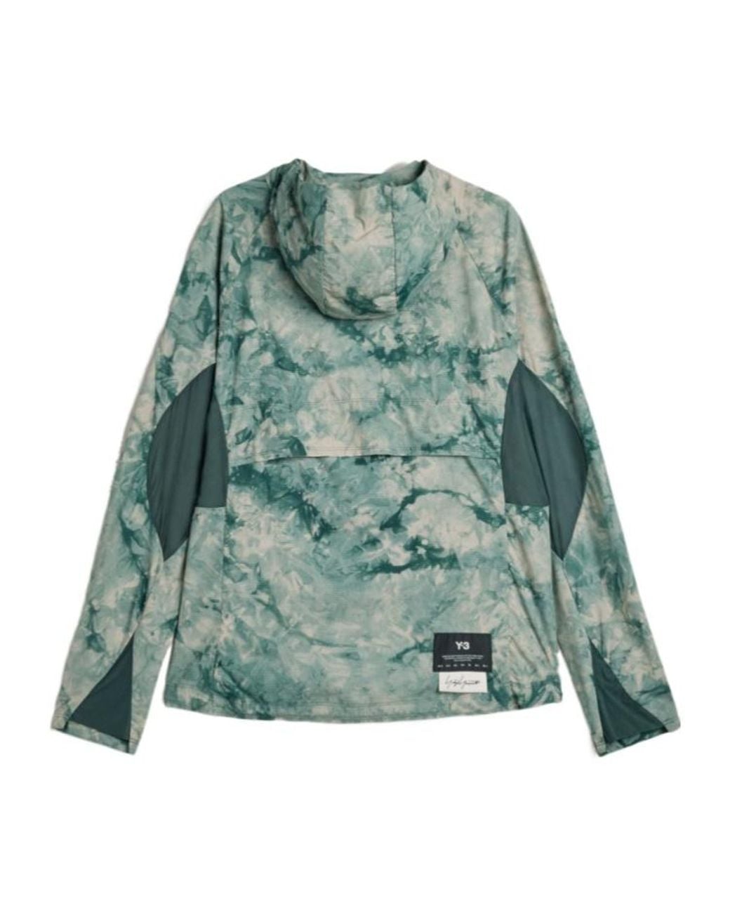 Y-3 Green Aop Running Jacket for men