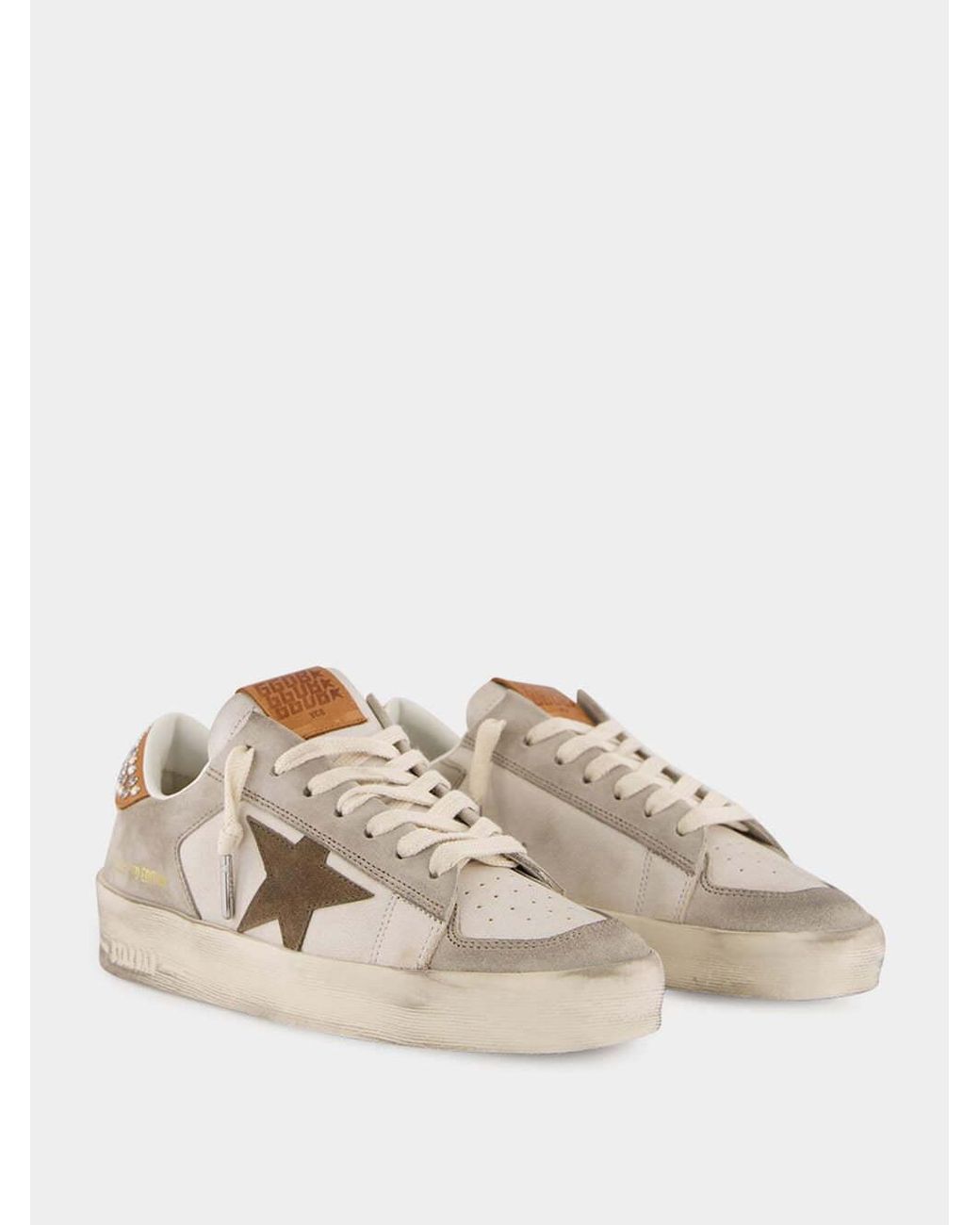 Golden Goose Deluxe Brand Multicolor Star Studded Leather Sneakers