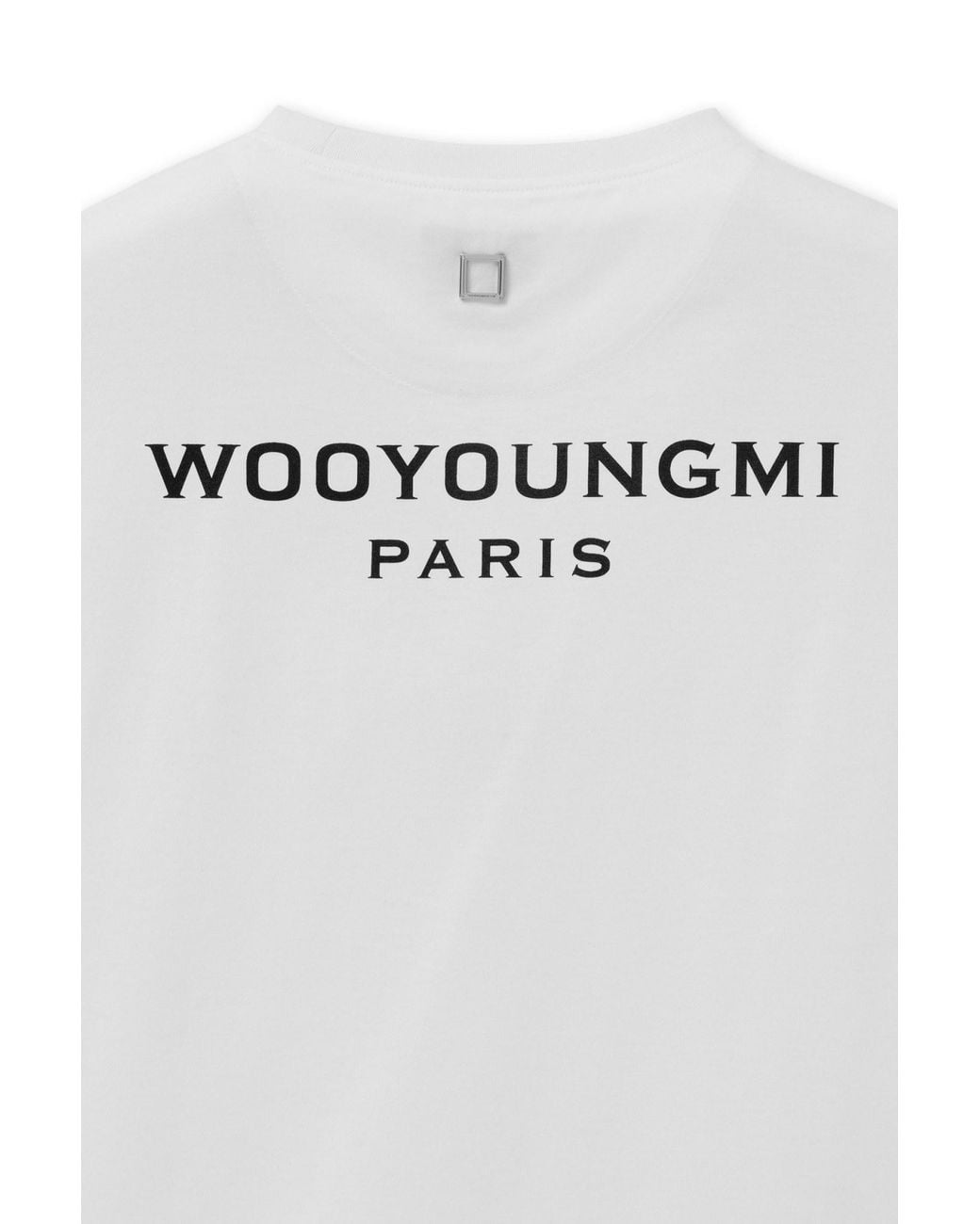 Wooyoungmi White Logo-Print T-Shirt for men