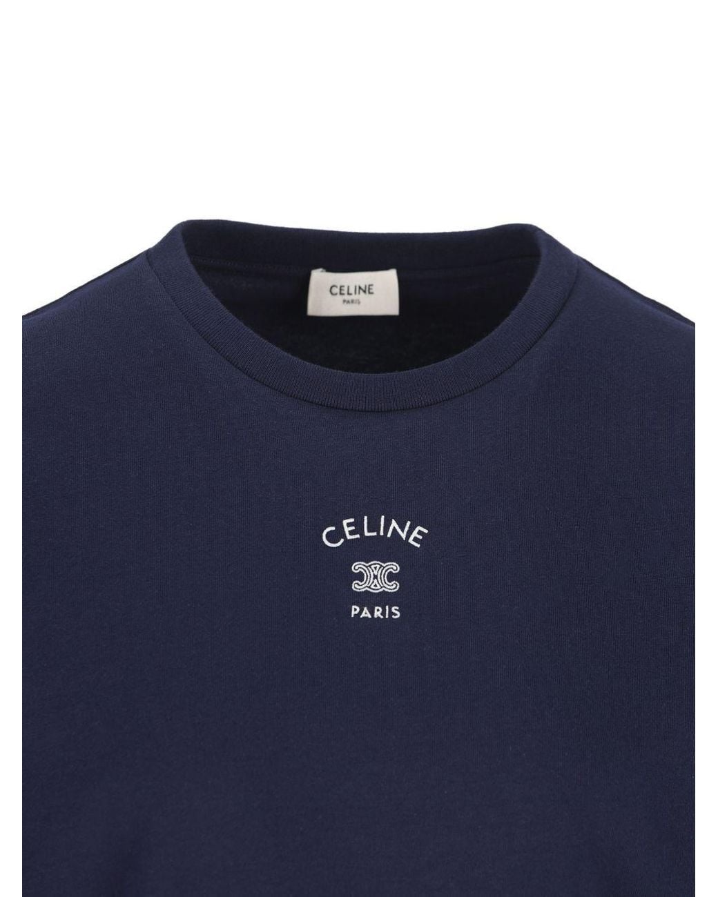 Céline Blue Loose T-Shirt