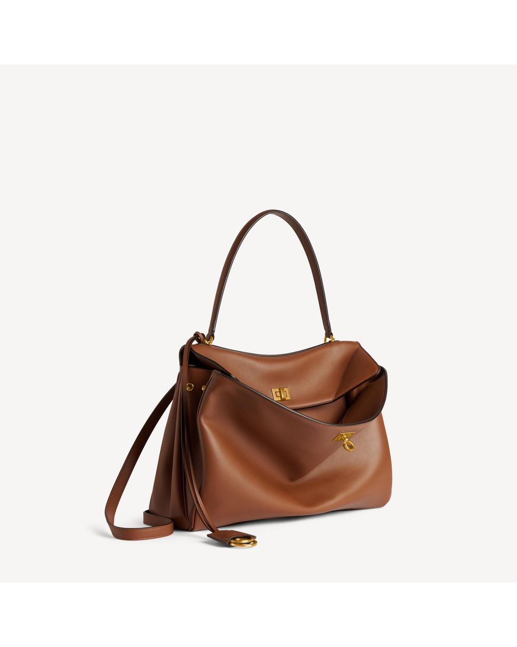 Balenciaga Brown Rodeo Medium Shoulder Bag