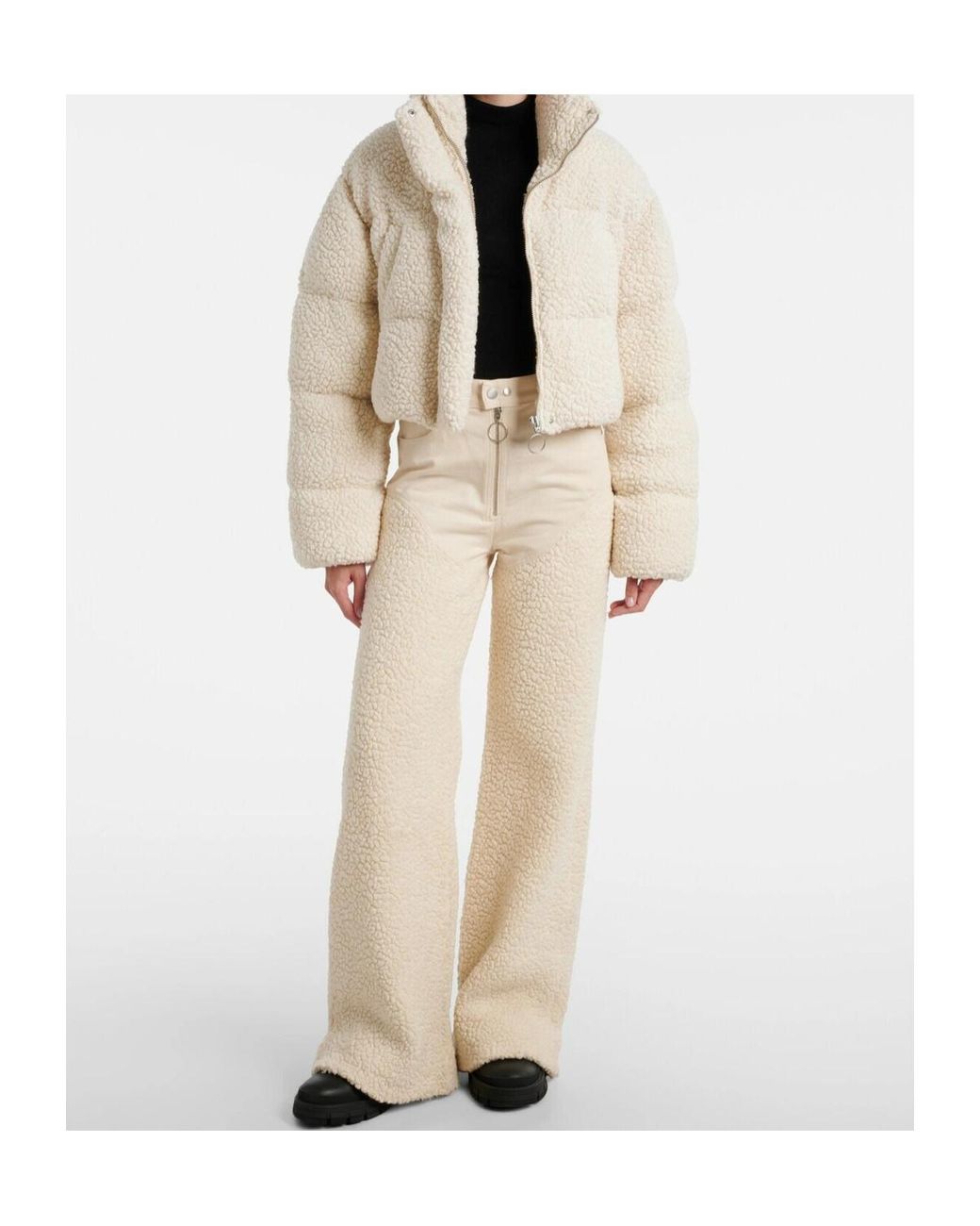 CORDOVA Natural Long-Sleeved Zipper Down Jacket