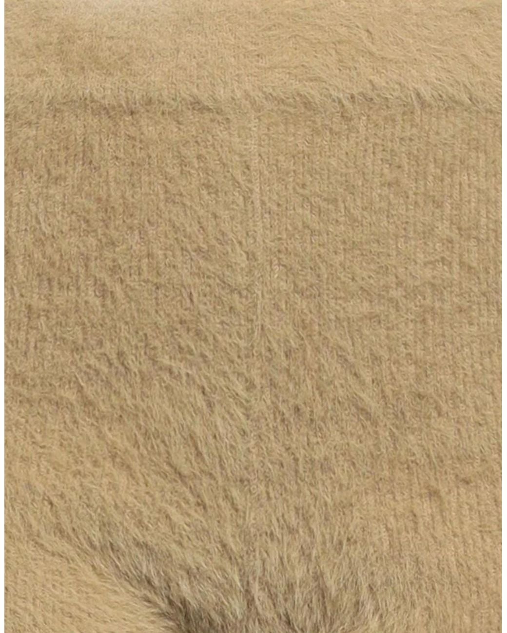 Jacquemus Natural Solid-Colored Knit Shorts