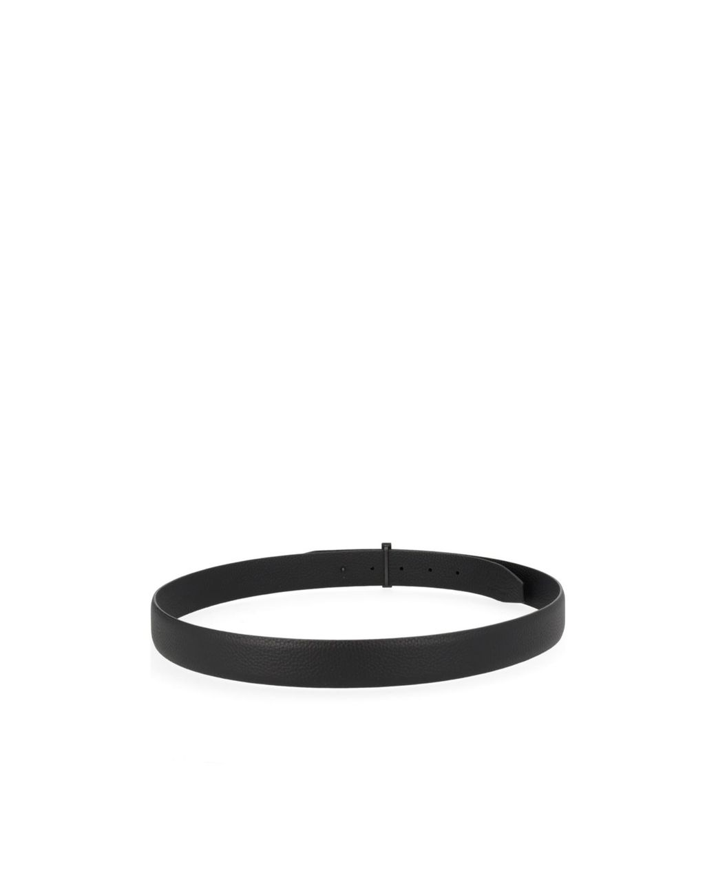 Tom Ford White T Logo Buckle Belt for men