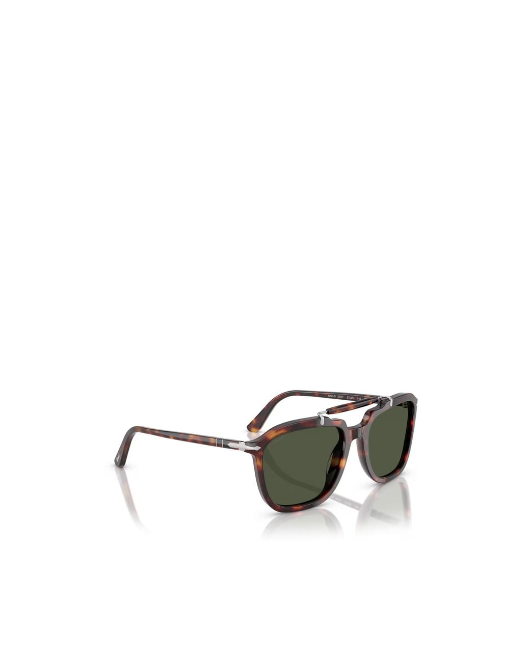Persol Green Pilot Frame Sunglasses for men