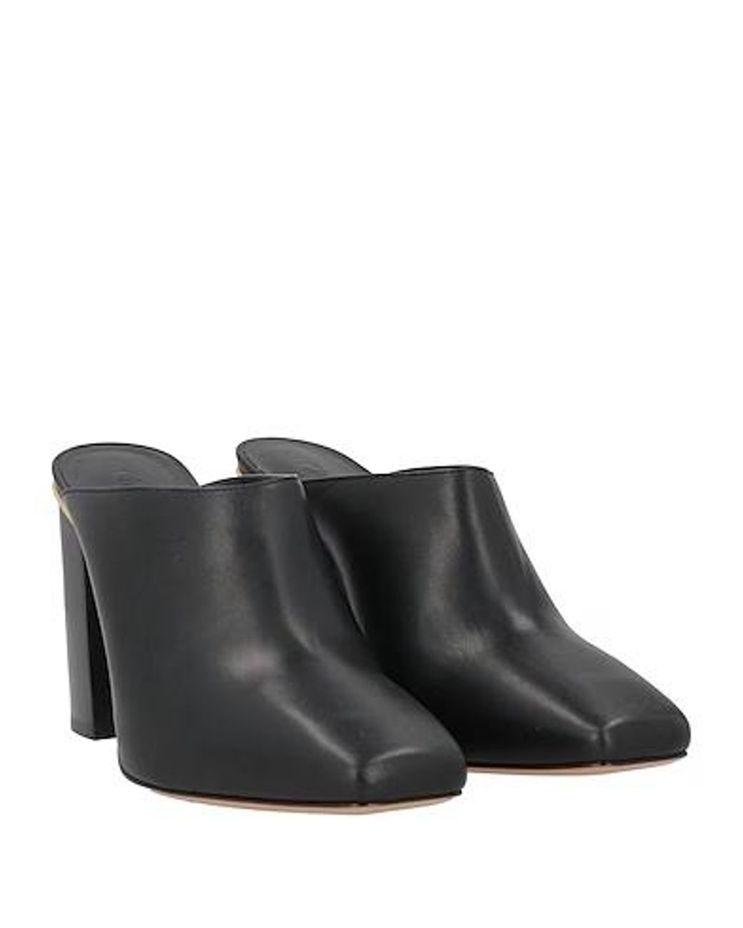 Chloé Black Mules & Clogs Leather