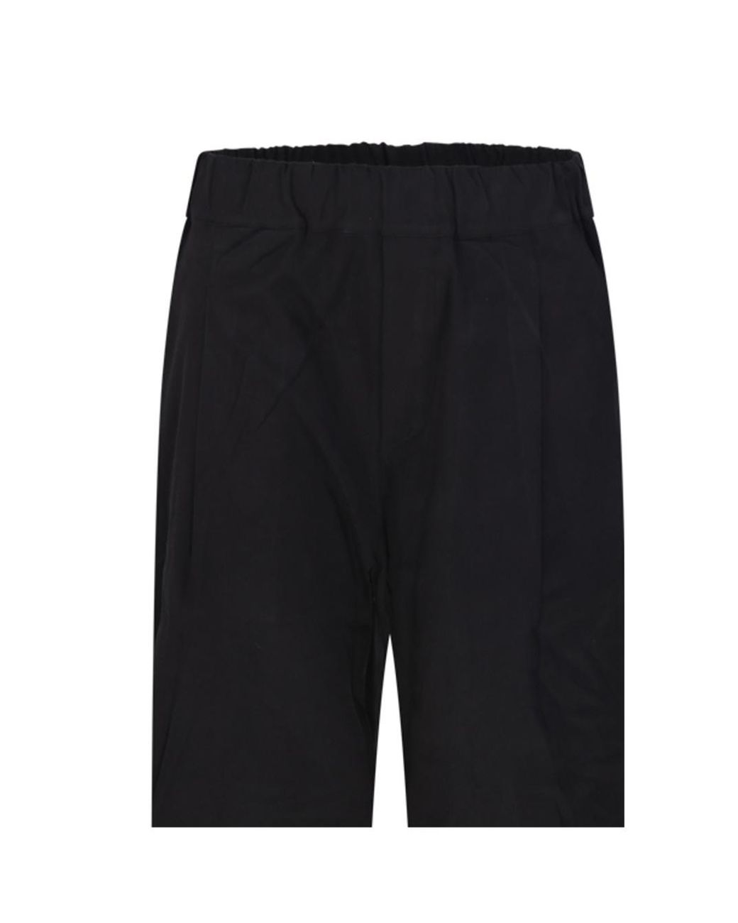 A PAPER KID Black Wool Straight-Leg Pants for men