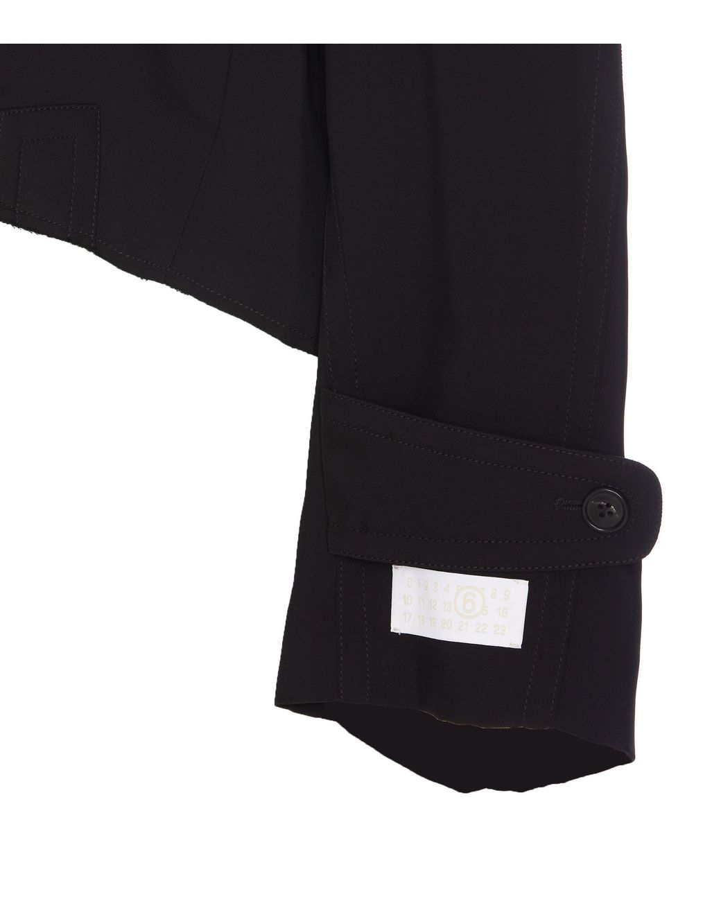 MM6 by Maison Margiela Black Logo Sportsjacket