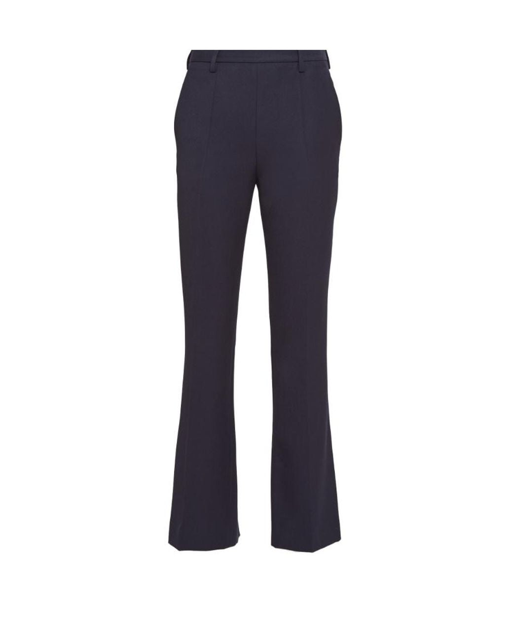 Prada Blue Straight Leg Tailored Pants