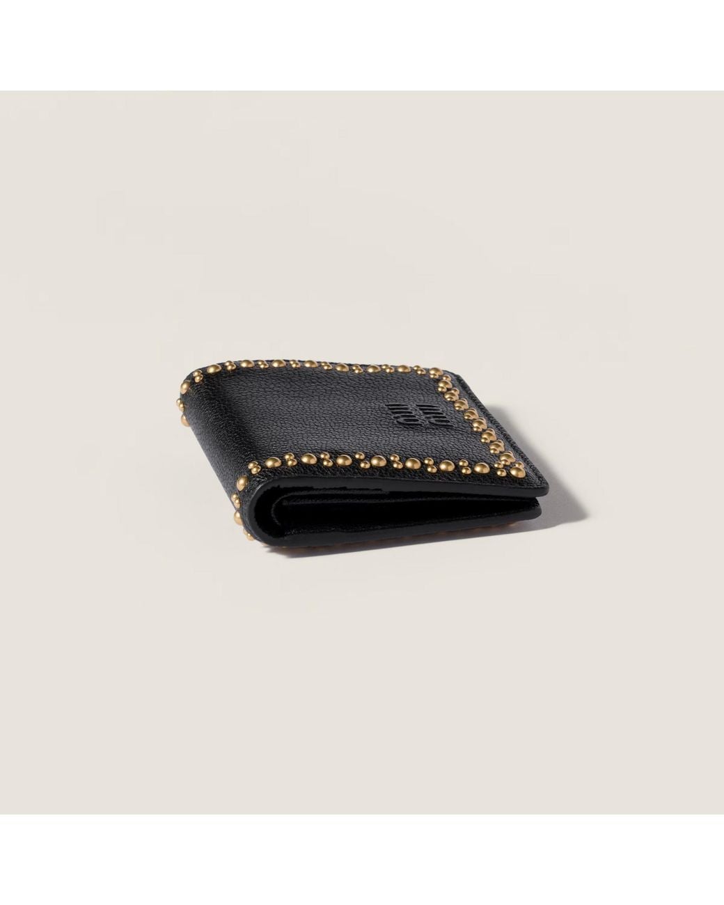 Miu Miu Black Small Leather Wallet