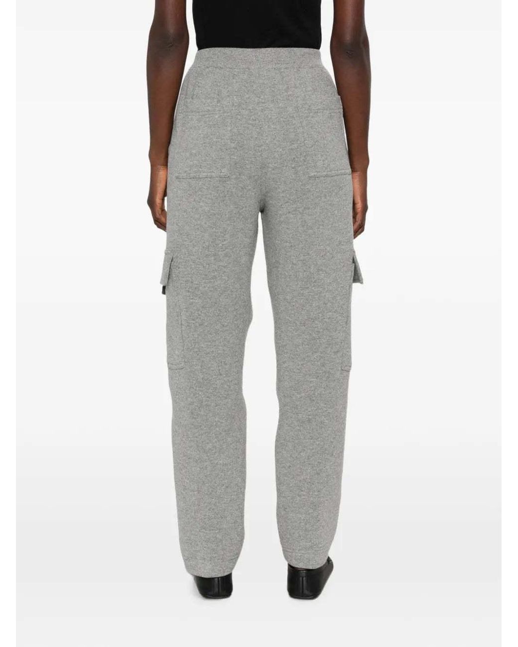 Fabiana Filippi Gray Cargo Casual Trousers
