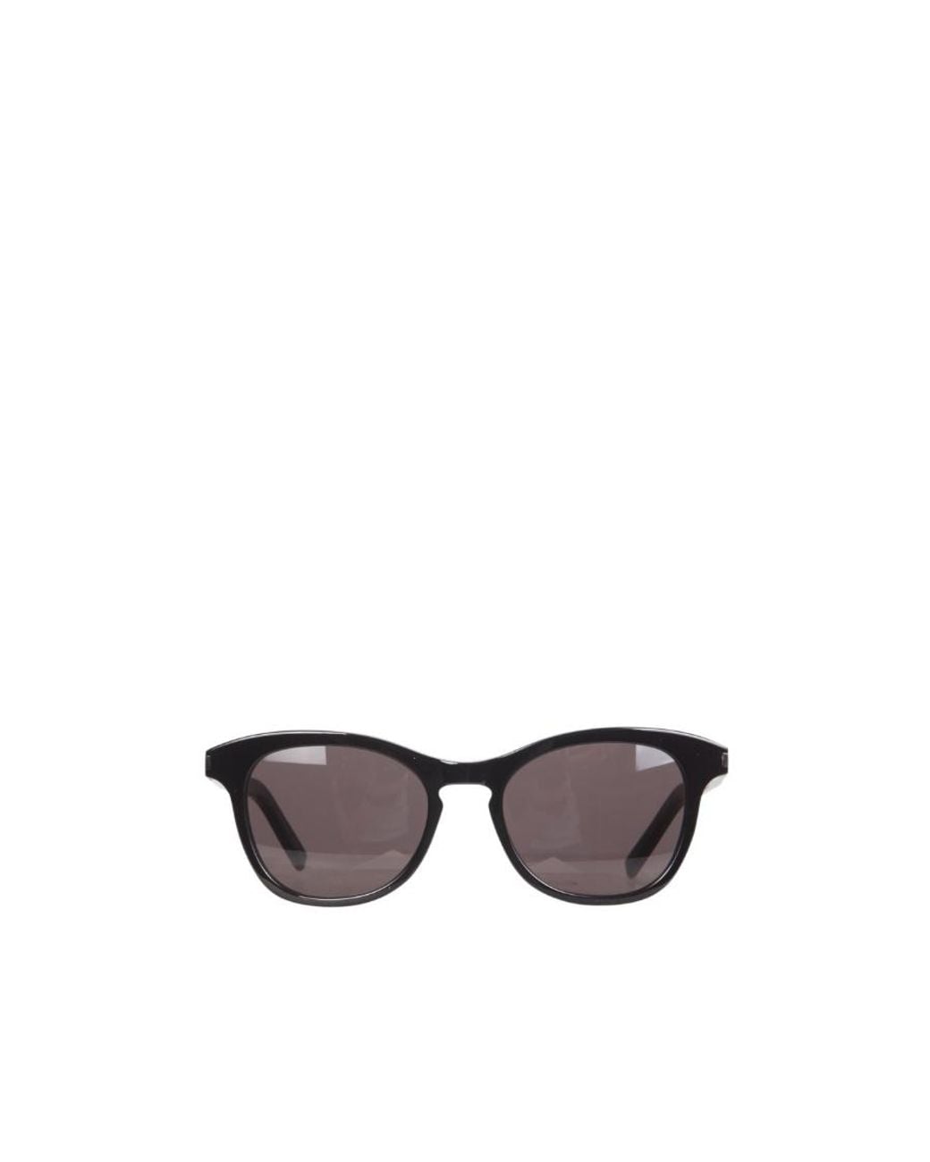 Saint Laurent Metallic Eyewear Round Frame Sunglasses for men