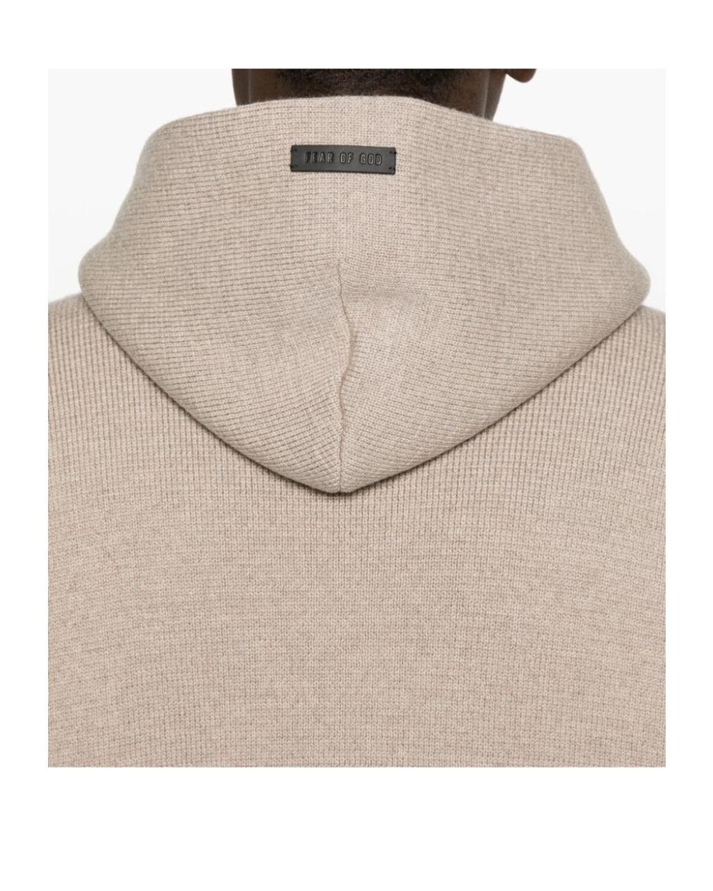 Fear Of God Natural Hooded Sweater for men