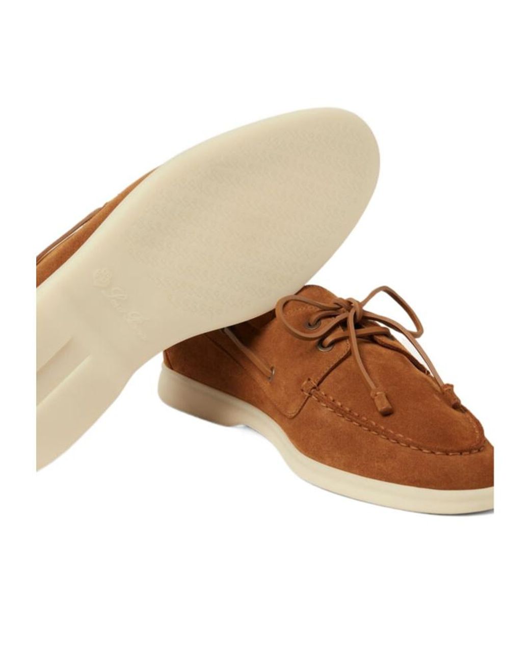 Loro Piana Brown Sea-Sail Walk Loafers for men