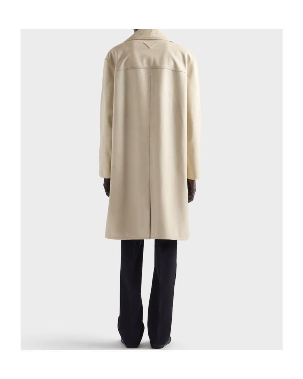 Prada Natural Leather Coat for men