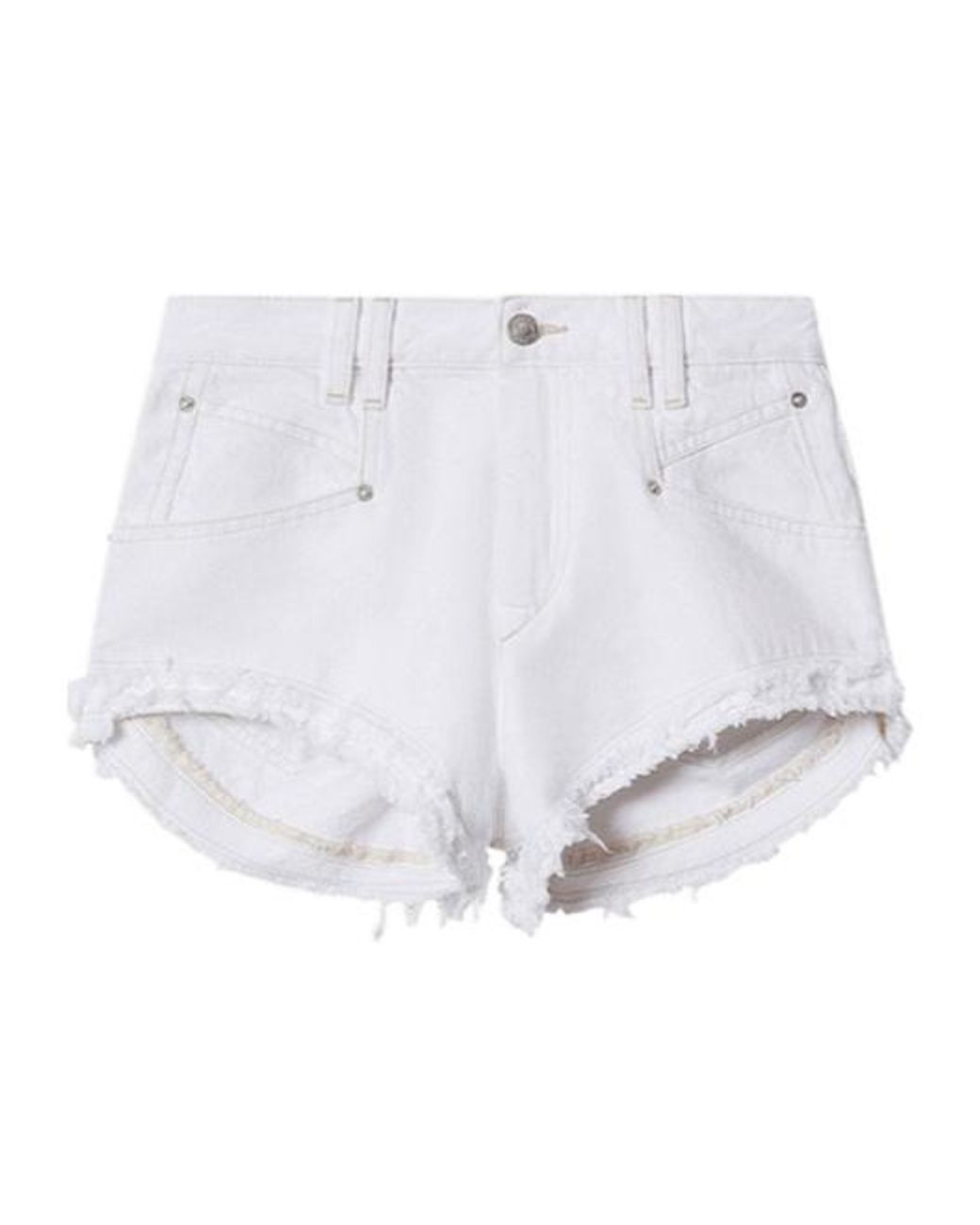 Isabel Marant White Isabel Marant Eneidala Denim Shorts