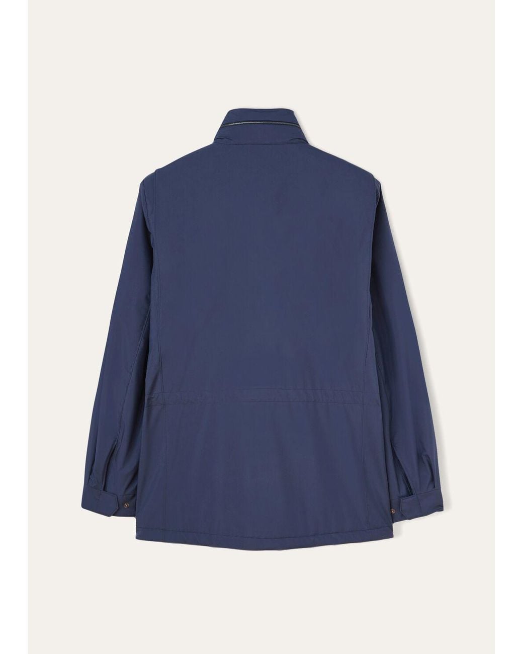 Loro Piana Blue Traveller High-Neck Jacket for men