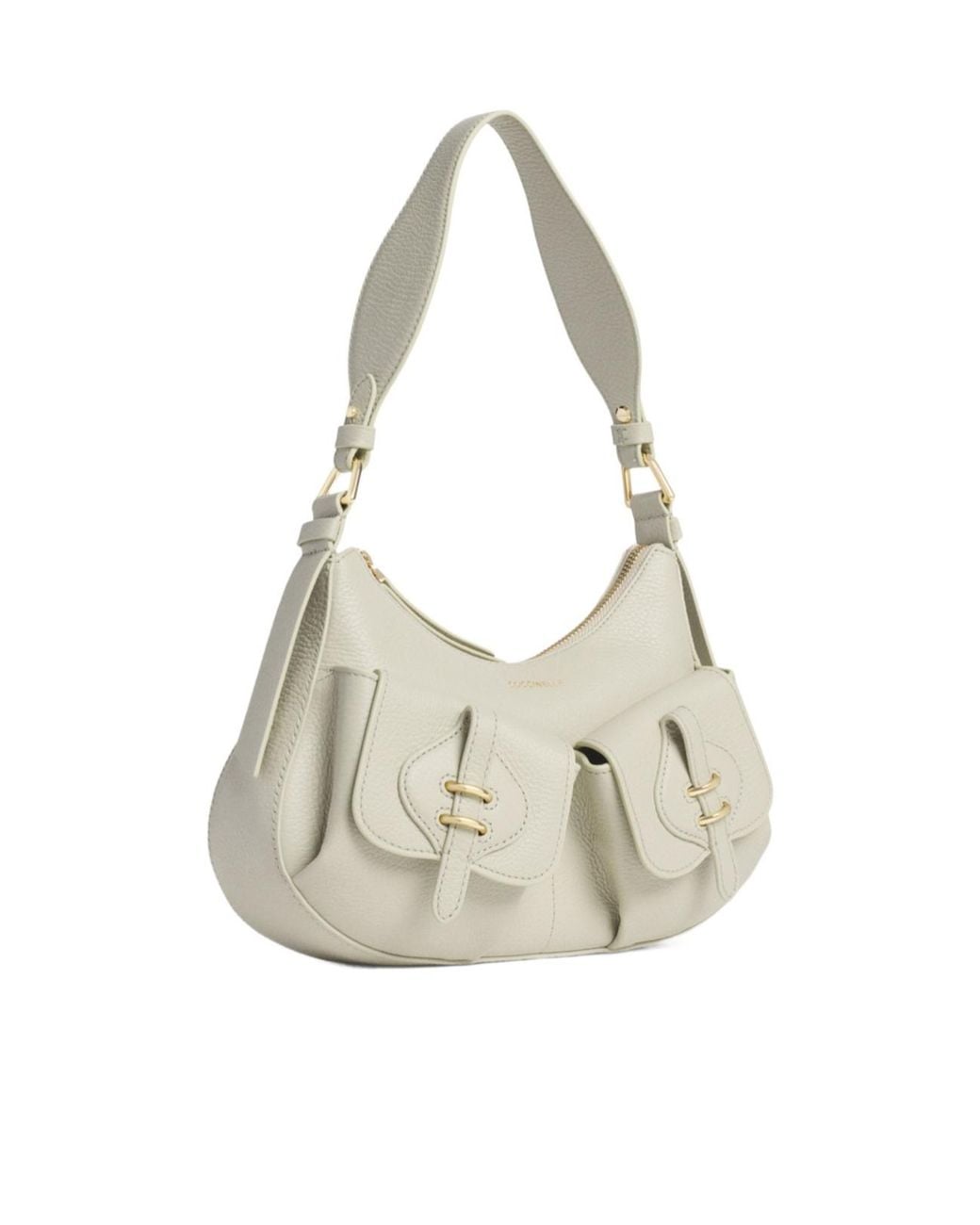 Coccinelle Natural Front Pocket Shoulder Bag