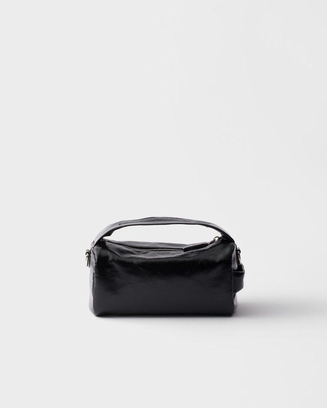Prada Logo-Detailed Zip-Up Shoulder Bag in Black for Men | Lyst