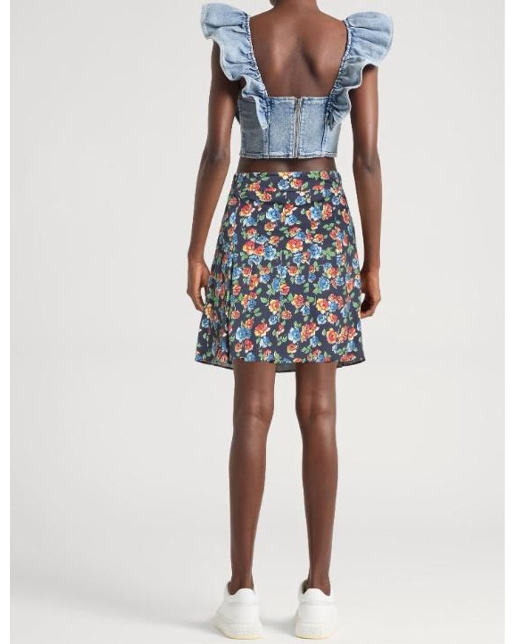 MAX&Co. Blue Mini Skirts