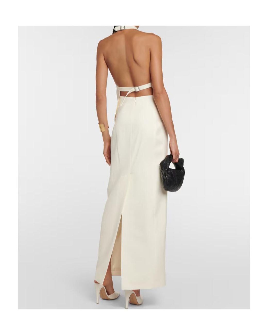 Wardrobe NYC White High-Waisted Straight Skirt