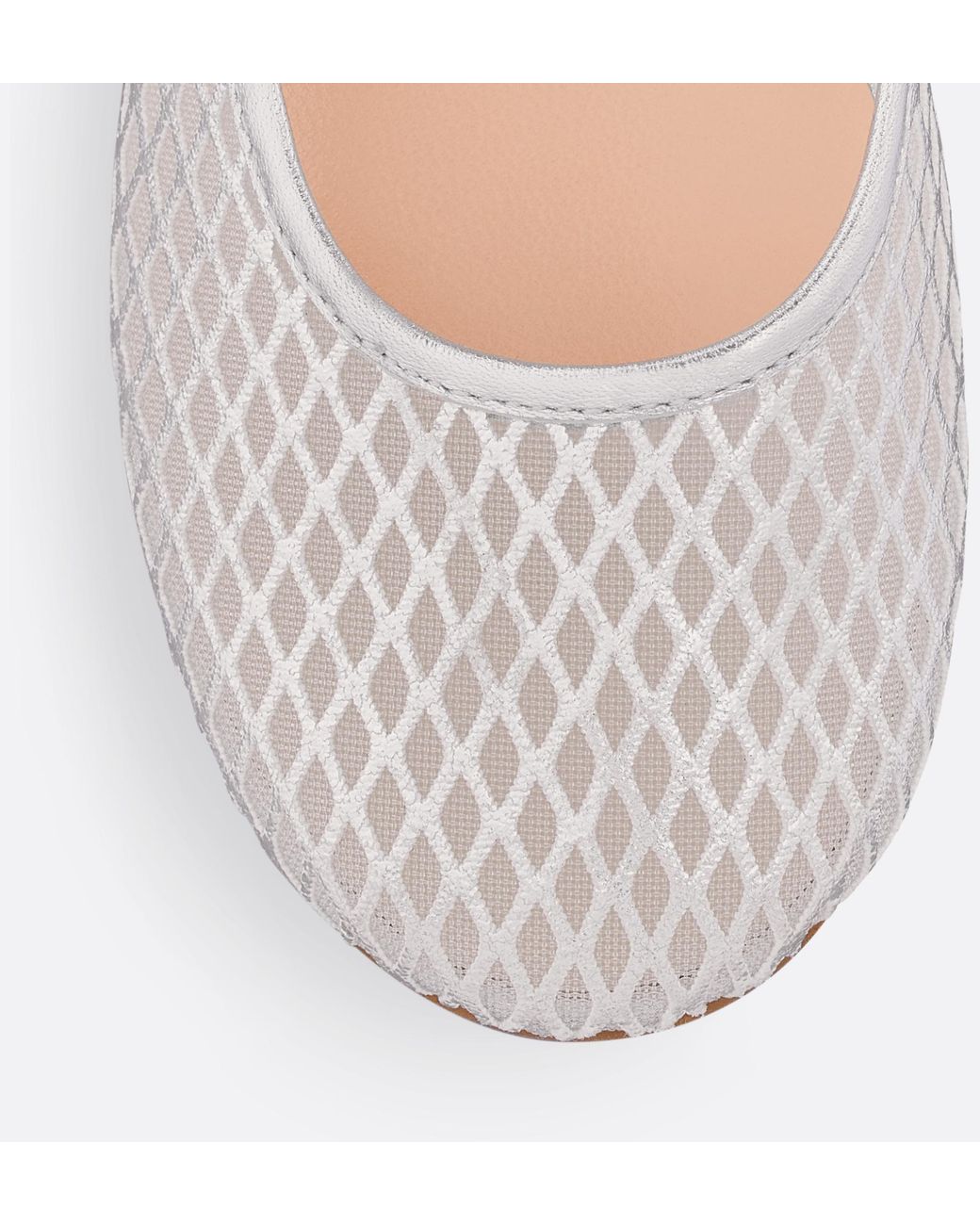 Dior White Kids' Ballet Flat