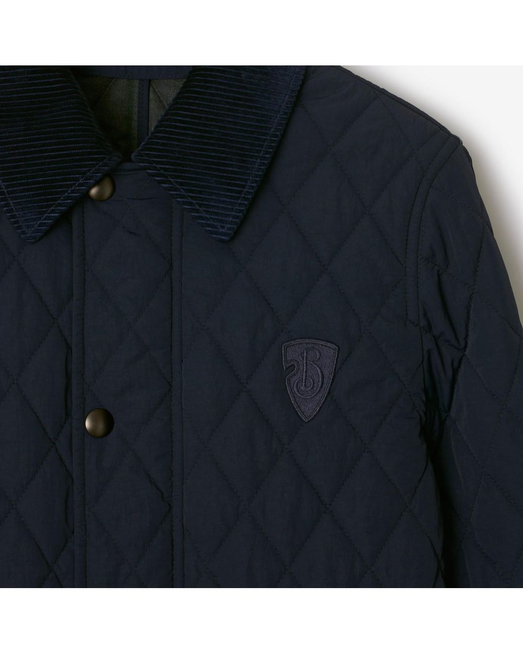 Burberry Blue Quilted Jacket