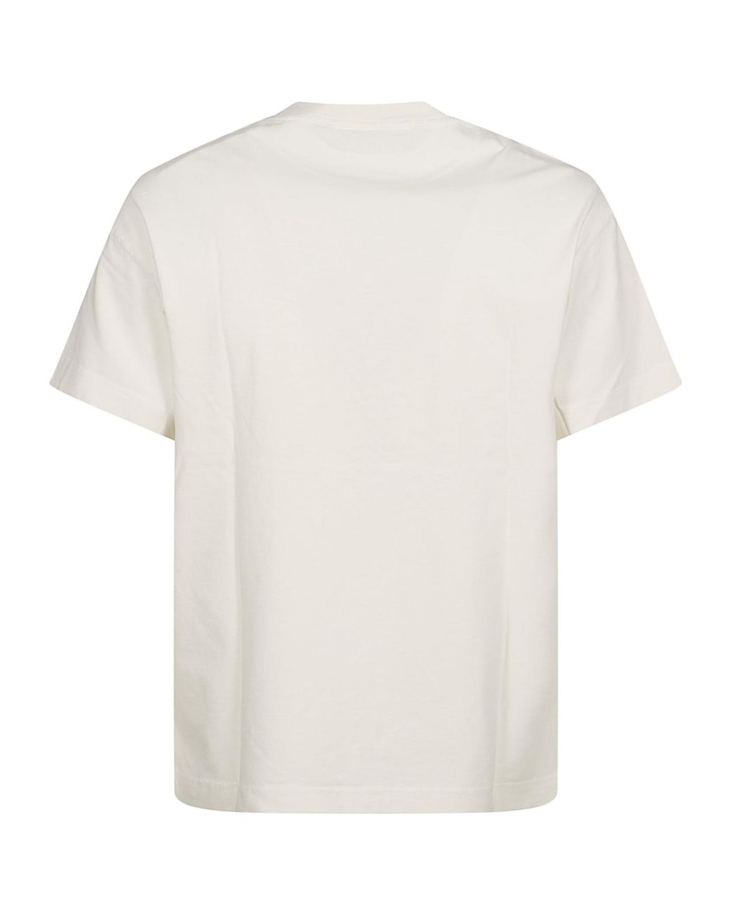 Palm Angels White Bear Printed Crewneck T-Shirt for men