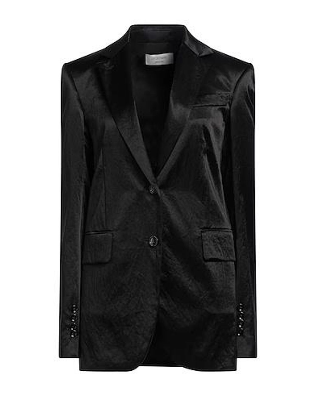 Sportmax Black Single-Breasted Blazer