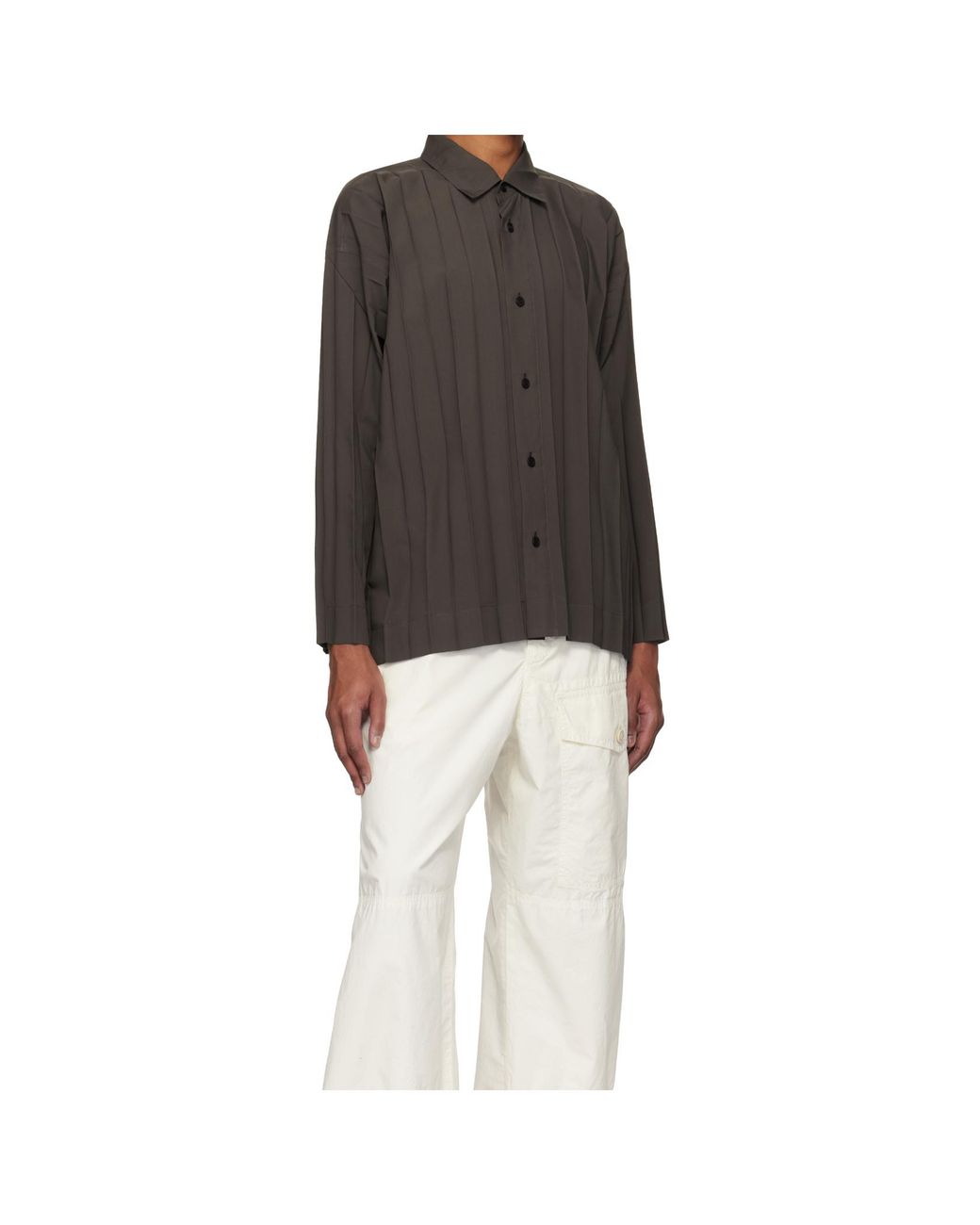 Homme Plissé Issey Miyake Multicolor Edge Shirt for men