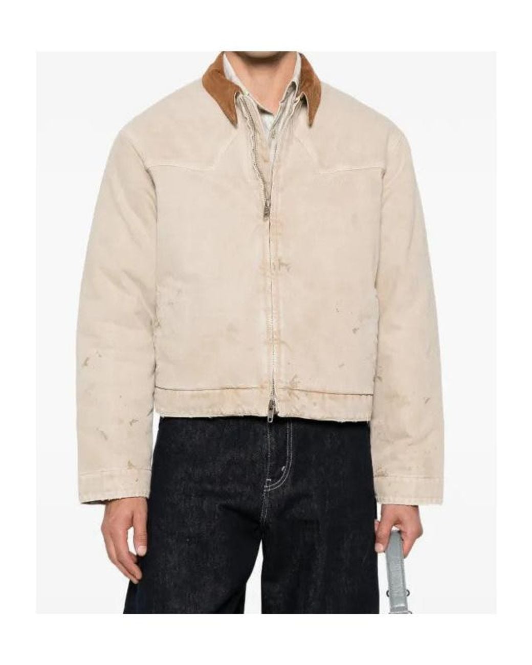 Balenciaga Natural Workwear Denim Jacket for men